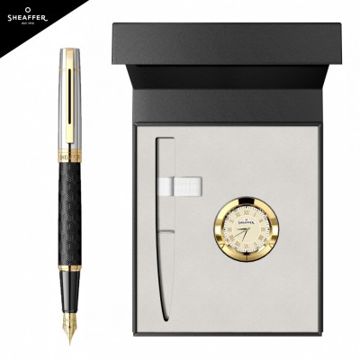 Stilou Sheaffer 300 in caseta cu ceas foto