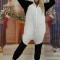 PJM132-1122 Pijama pufoasa intreaga cu model Kung Fu Panda
