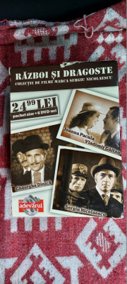 RAZBOI SI DRAGOSTE COLECTIA DE FILME LOT 6 DVD-URI . DVD-URI 1,2,5, SIGILATE foto