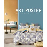 Lenjerie de pat Percalle,pat dublu, 3 piese, cearceaf pat clasic 160cm x 240cm, cearceaf pilota 150cm x 220cm, 1 fata perna 50 x 70-PRC55.3PIESE