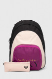 Roxy rucsac femei, culoarea negru, mare, modelator