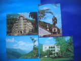HOPCT LOT 2423 -BAILE HERCULANE -JUD CARAS SEVERIN -4 CARTI POSTALE-CIRCULATE, Circulata, Printata, Caras-Severin