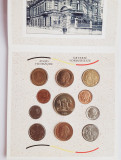 M01 Belgia set monetarie 10 monede 1989 50 centimes 1, 5, 20, 50 Francs, Europa