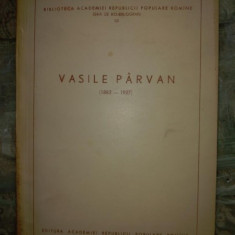 Vasile Parvan Biblioteca Academiei RPR
