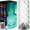 Lampă Proiector LED Acrilică, 16 Culori, 5 Nivele Intensitate, Funcție de Estompare, Baterie 400mAh, 9x21 cm