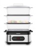 Steamer Heinner HSA-D950SS, 950W, 1.5L, 3 Boluri, Digital, Protectie Supraincalzire, Display LED