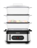 Steamer Heinner HSA-D950SS, 950W, 1.5L, 3 Boluri, Digital, Protectie Supraincalzire, Display LED