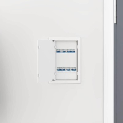 vidaXL Panouri de acces 2 pcs Alb 23 x 15 x 2 cm Plastic ABS 42008367 foto