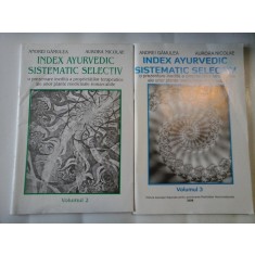 INDEX AYURVEDIC SISTEMATIC SELECTIV ( 2 volume ) - ANDREI GAMULEA, AURORA NICOLAE