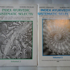 INDEX AYURVEDIC SISTEMATIC SELECTIV ( 2 volume ) - ANDREI GAMULEA, AURORA NICOLAE