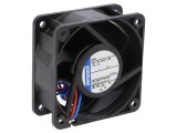Ventilator DC Axial 24V 60x60x25mm 21m3/h 20dBA