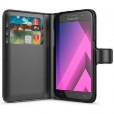 Husa Telefon Wallet Case Samsung Galaxy A3 2017 a320 Black BeHello