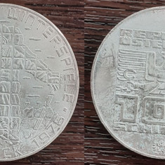 (A241) MONEDA DIN ARGINT AUSTRIA- 100 SCHILLING 1976,JOCURILE OLIMPICE INNSBRUCK