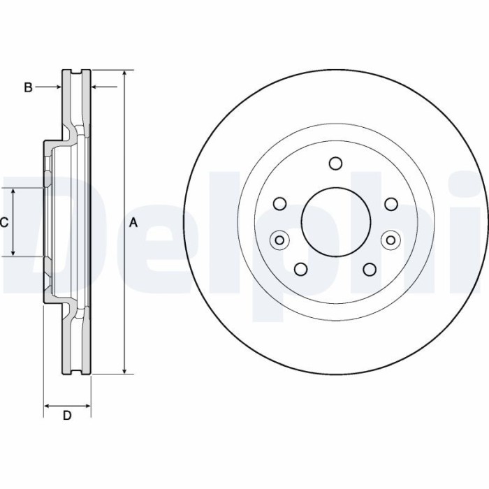 DELPHI BG4770C Disc frana
