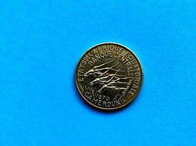 5 Francs 1970 Camerun-AUNC--RAR foto