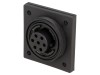 Conector circular mama 7 pini BULGIN IP68 PX0768/S, Clasa Etanseitate IP68, Carcasa Poliamida