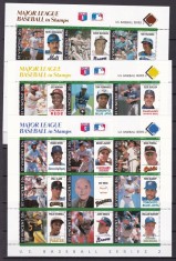 St. Vincent 1989 sport baseball MI 1396-1476 9 kleib. ( 81 val.) MNH w58