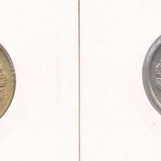 Moneda Islanda 1 si 5 Kronur 1971 - KM#12a/18 UNC ( set x2 in holdere )