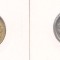 Moneda Islanda 1 si 5 Kronur 1971 - KM#12a/18 UNC ( set x2 in holdere )