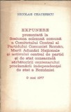 Expunere Nicolae Ceausescu 9 Mai 1977 Editura Politica Carte Istorie Editie Veche 42 Pagini Stare Buna