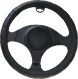 Husa volan negru , material cauciucat cu perforatii, diametru 37-39 cm AutoDrive ProParts, Automax