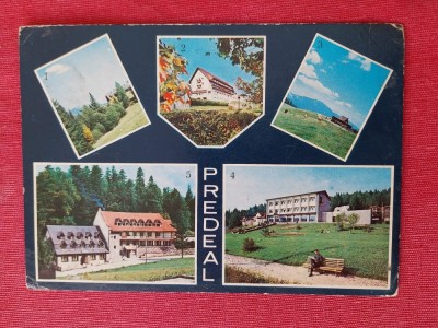 CPIB 23460 CARTE POSTALA - PREDEAL, MOZAIC, CIRCULATA, 1980, STAMPILE, TIMBRU foto