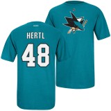 NHL tričko Tom&aacute;&scaron; Hertl #48 San Jose Sharks - zelen&eacute; - S