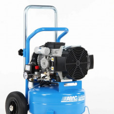 Compresor de aer cu piston fara ulei, silentios - 2.2 kW, 200 L/min, 10 bari - Rezervor 24 litri - ABAC-ATF-S-3-24-10