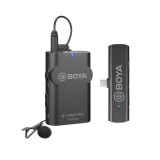 Sistem wireless Boya BY-WM4 PRO-K5 cu Microfon lavaliera Transmitator si Receiver pentru Android Type-C