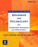 Grammar and Vocabulary CAE &amp; CPE Workbook With Key New Edition - Paperback brosat - Guy Wellman, Richard Side - Pearson