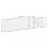 Cumpara ieftin Cos gabion arcuit 400x50x80/100 cm fier galvanizat
