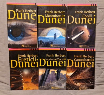 DUNE CICLUL-FRANK HERBERT (6 VOL) EDITIE 2003 foto