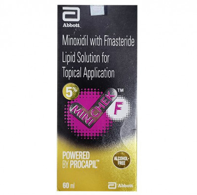 Solutie, Abbott, Minicheck, impotriva Caderii Parului, Minoxidil 5% si Finasteride 0.1%, fara Alcool foto