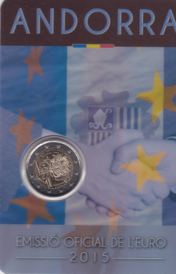 Andorra 2 euro 2015 comemorative foto