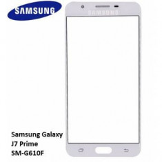 Geam sticla Samsung Galaxy J7 Prime SM-G610F Original Alb foto
