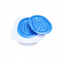 Set de antrenament toaleta pentru pisici Korbi, albastru, 40x40cm