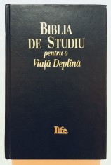 17.5 x 26.5cm 2000 pag. C. Cornilescu Biblia Biblie de studiu pentru o viata deplina, Teologie, Religie, Biserica, Sfanta Scriptura,Manual Biblic.