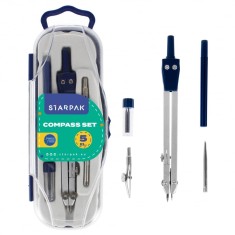 Set compas tehnic, Starpak, 5 buc