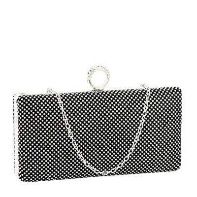 Geanta clutch negru Ruby 06 foto