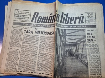 ziarul romania libera 28 - 29 decembrie 1991 - interviu IPS PImen arhiepiscop al sucevei si redautiului ,mihail gorbaciov foto