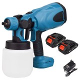 Cumpara ieftin Pulverizator de vopsea fara fir, 20V, Capacitate 800ML, Compatibil cu bateria Makita 18V, Fara baterie, Albastru