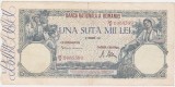 Bancnotă Rom&acirc;nia 100000 lei 20 decembrie 1946, seria M/3 0965399