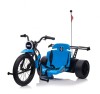 Motocicleta Electrica Copii Kinderauto Drift Trike 5-12 Ani, 500W, 24V 10Ah, Roti Moi, Albastra