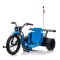 Motocicleta electrica pentru copii 5-12 ani, Kinderauto Drift-Trike, 500W, 24V 10Ah, roti moi, albastra