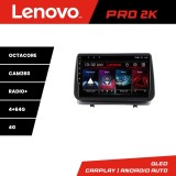 NavigatieRenault Clio 3 2005-2013 Lenovo Kit-Clio3 8 core QLED 2K 4+64 360 Android Waze USB Navigatie Internet Youtube Radio