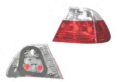 Stop spate lampa Bmw Seria 3 (E46), Coupe, 05.1999-03.2003, spate, Dreapta, coupe, partea exterioara; P21/4W+P21W+PY21W; rosu-alb; fara suport bec; o foto