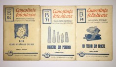 Sanda Marin, Cunostinte Folositoare Seria B, No Nr. 64, 71, 74, carte/carti de bucate,gastronomie,retete,preparate culinare,Editura Cartea Romaneasca.
