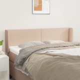VidaXL Tăblie pat cu aripioare cappuccino 147x16x78/88cm piele eco 3118583