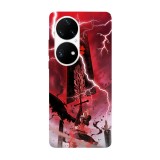 Husa compatibila cu Huawei Mate 40 model Asta Sword Black Clover, Silicon, TPU, Viceversa, Transparent, Carcasa
