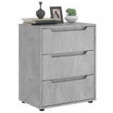 VidaXL Bufetă &bdquo;VISNES&rdquo; Gri beton 60x40x73 cm Lemn prelucrat